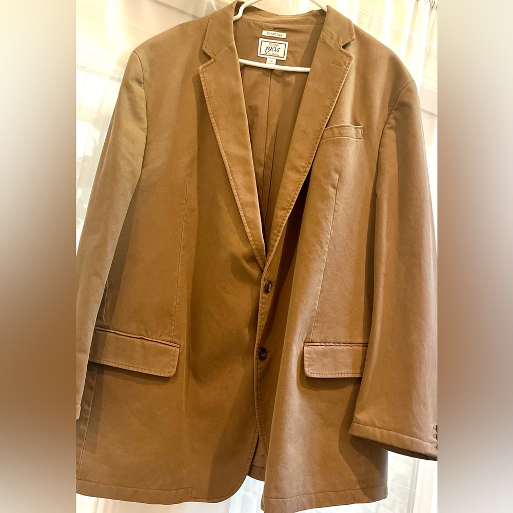 JoS A Bank 1905 Men's Sport Coat - Size 2XL - Olive Green - Perfect Condition